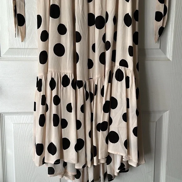 Kivari Polka Dot Midi Dress S